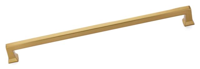 Appliance Pulls (Sub-Zero Handles) | Art Deco 18″ (457mm) Center-to-Center Alexander Appliance Pull (Satin Brass) Appliance Pulls (Sub-Zero Handles) Appliance Pulls (Sub-Zero Handles)