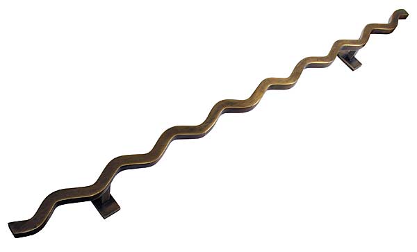 Appliance Pulls (Sub-Zero Handles) | Handcrafted Hardware 16-1/4″ (413mm) Center-to-Center Extra Large Serpentine Pull – 24-1/4″ (616mm) Overall Length (Antique Brass) Appliance Pulls (Sub-Zero Handles) Appliance Pulls (Sub-Zero Handles)