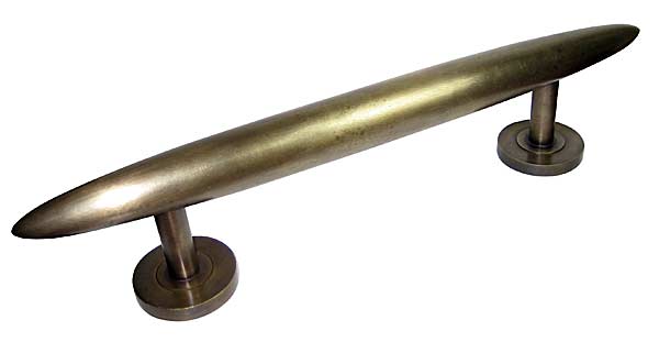 Appliance Pulls (Sub-Zero Handles) | Handcrafted Hardware 5-5/8″ (143mm) Center-to-Center Large Torpedo Pull – 10-3/4″ (273mm) Overall Length (Antique Brass) Appliance Pulls (Sub-Zero Handles) Appliance Pulls (Sub-Zero Handles)