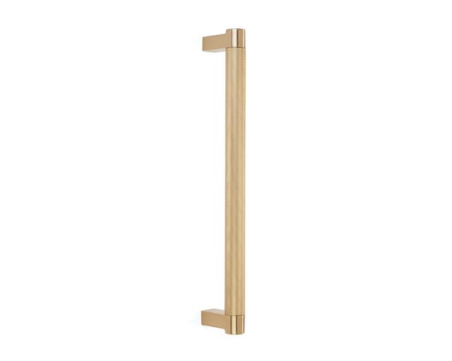 Appliance Pulls (Sub-Zero Handles) | Select 18″ (457mm) Center-to-Center Knurled Appliance Pull (Satin Brass) Appliance Pulls (Sub-Zero Handles) Appliance Pulls (Sub-Zero Handles)