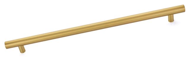 Appliance Pulls (Sub-Zero Handles) | Solid Brass 18″ (457mm) Center-to-Center Bar Appliance Pull – (Satin Brass) Appliance Pulls (Sub-Zero Handles) Appliance Pulls (Sub-Zero Handles)