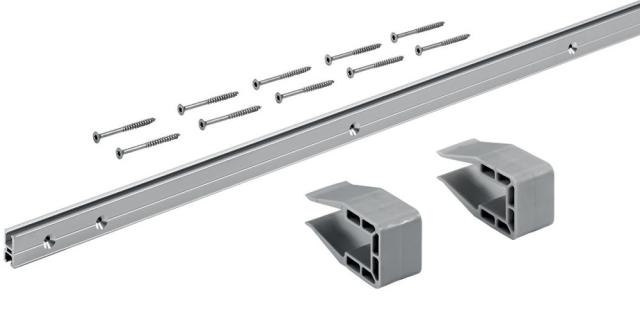 Cabinet Door Track | 98-7/16″ (2500mm) Running Profile for Overlay Doors – (EACH) Cabinet Door Track Cabinet Door Track