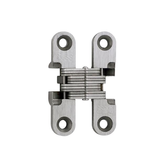 Cabinet Hinges | 1-11/16″ (43mm)H Stainless Steel Invisible Hinges, Cabinet Type, 1/2″ Min. Material Thickness  – EACH Cabinet Hardware Cabinet Hinges