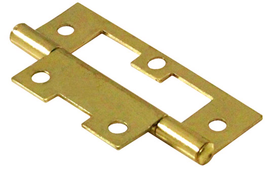 Cabinet Hinges | 3″ (76mm) Non Mortise Bi-Fold Hinge – EACH (Polished Brass) Cabinet Hardware Cabinet Hinges