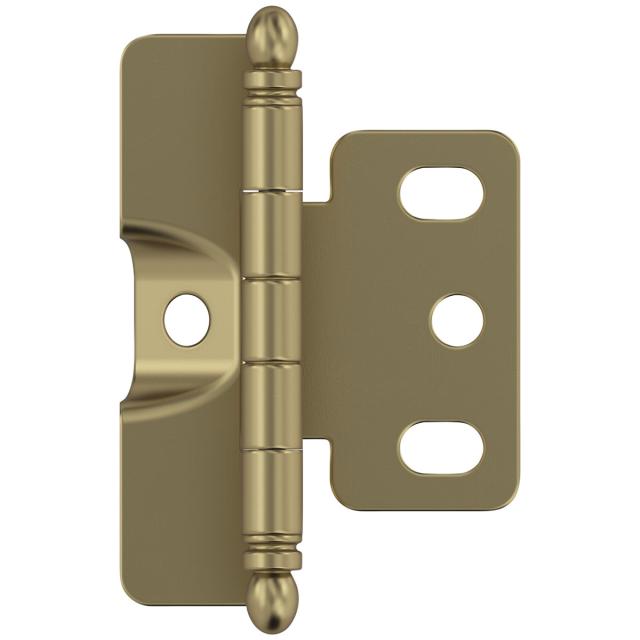 Cabinet Hinges | 3/4″ Full Inset Full Wrap Non-Self Closing Cabinet Hinge With Ball Tips – EACH Cabinet Hardware Black-Matte/Brass-Antique/Bronze-Oil Rubbed/Champagne Bronze/Golden Champagne/Nickel-Satin