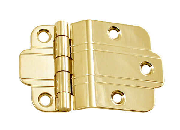 Cabinet Hinges | 3/8in. Offset Non-Self Closing Cabinet Hinge – EACH (Unlacquered Polished Brass) Cabinet Hardware Cabinet Hinges