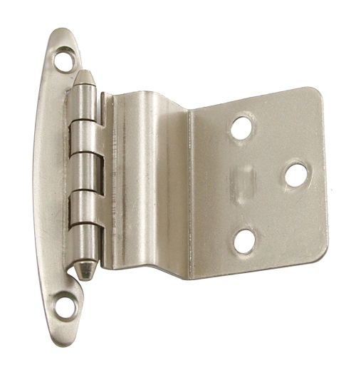 Cabinet Hinges | 5/8in. Offset Face Frame Mount Non-Self Closing Cabinet Hinge Cabinet Hardware Brass-Antique/Chrome-Polished