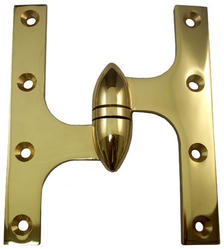 Cabinet Hinges | 6″ (152mm) x 5″ (128mm) Olive Knuckle Hinge Cabinet Hardware Black-Matte/Brass-Antique/Brass-Polished/Brass-Polished - Lifetime/Brass-Unlacquered/Bronze-Oil Rubbed/Chrome-Polished/Chrome-Satin/Nickel-Antique/Nickel-Satin