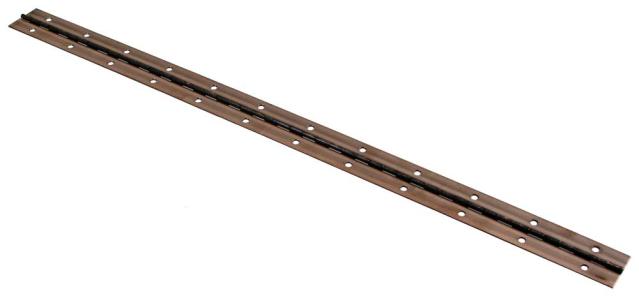 Cabinet Hinges | Medium-Gauge Steel 1-1/2″ (38mm) x 36″ (914mm) Continuous Piano Hinge  – EACH (Antique Copper/Bronze) Cabinet Hardware Cabinet Hinges