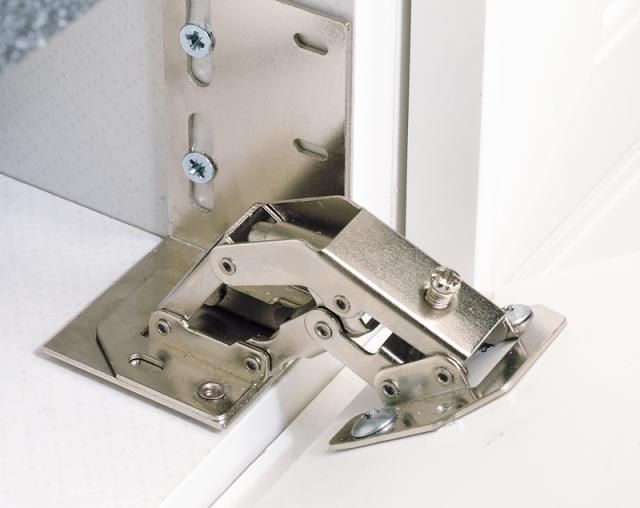 Cabinet Hinges | Sink-Front Tip-Out Tray Euro Hinges – PAIR (Zinc) Cabinet Hardware Cabinet Hinges