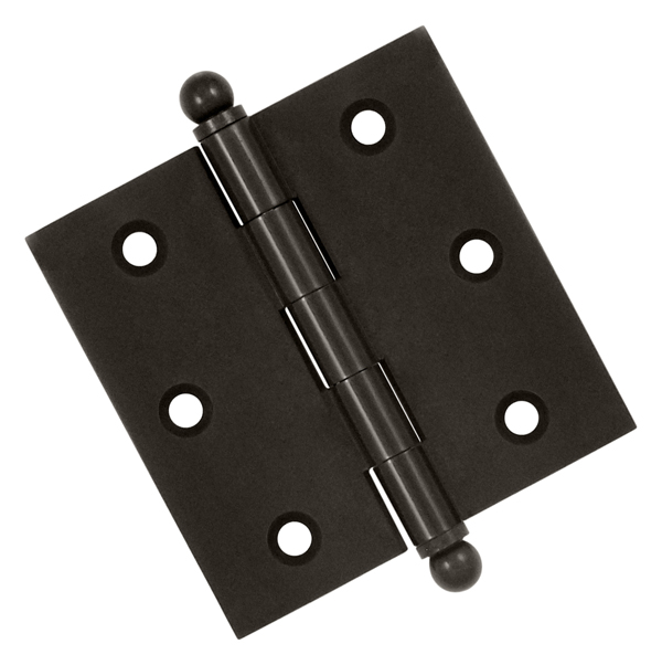 Cabinet Hinges | Solid Brass 2-1/2″ (64mm) x 2-1/2″ (64mm) Flush/Full Inset Non-Self Closing Ball Tip Cabinet Hinge Cabinet Hardware Black-Matte/Brass-Antique/Brass-Polished/Brass-Polished - Lifetime/Brass-Unlacquered/Bronze-Oil Rubbed/Chrome-Polished/Chrome-Satin/Nickel-Antique/Nickel-Polished/Nickel-Satin