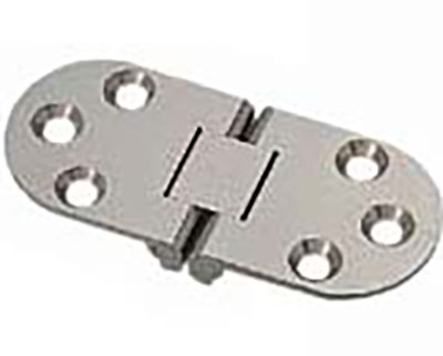 Cabinet Hinges | Solid Brass Tabletop Hinge – EACH (Satin Nickel) Cabinet Hardware Cabinet Hinges