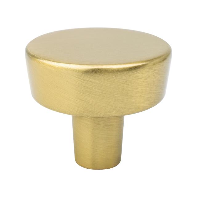 Cabinet Knobs & Pulls | 1-9/32″ (33mm) Round Cabinet Knob (Brushed Gold) Cabinet Hardware Cabinet Knobs & Pulls