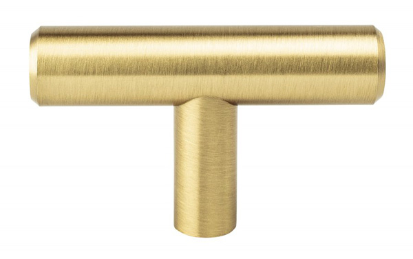 Cabinet Knobs & Pulls | 2″ (51mm) Cabinet Knob (Modern Brushed Gold) Cabinet Hardware Cabinet Knobs & Pulls