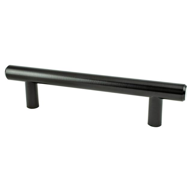 Cabinet Knobs & Pulls | 3-3/4″ (96mm) Center-to-Center Cabinet Bar Pull – 5-3/8″ (137mm) Overall Length (Black) Cabinet Hardware Cabinet Knobs & Pulls