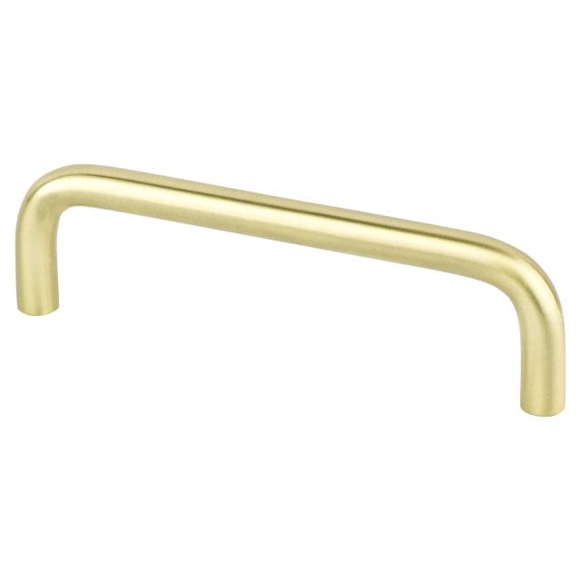 Cabinet Knobs & Pulls | 4″ (102mm) Center-to-Center Cabinet Wire Pull (Satin Brass) Cabinet Hardware Cabinet Knobs & Pulls