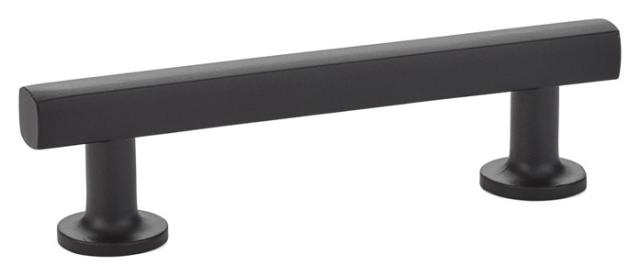 Cabinet Knobs & Pulls | Urban Modern 8″ (203mm) Center-to-Center Freestone Cabinet Pull (Flat Black) Cabinet Hardware Cabinet Knobs & Pulls