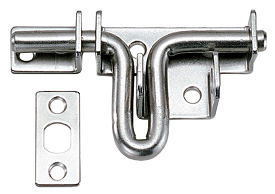 Catches, Latches & Bumpers | 304 Stainless Steel Gate Latch (Satin) Cabinet Hardware Catches, Latches & Bumpers