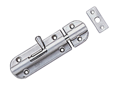 Catches, Latches & Bumpers | 5-7/8″ (149mm) Spring Loaded Barrel Bolt (Satin Stainless Steel) Cabinet Hardware Catches, Latches & Bumpers