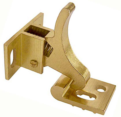 Catches, Latches & Bumpers | Heavy Duty Elbow Catch (Bright Brass) Cabinet Hardware Catches, Latches & Bumpers