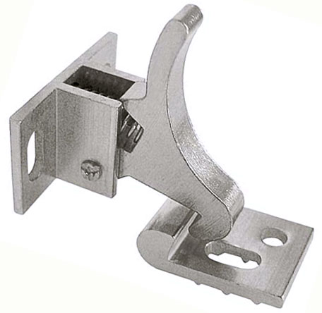 Catches, Latches & Bumpers | Heavy Duty Elbow Catch (Bright Nickel) Cabinet Hardware Catches, Latches & Bumpers