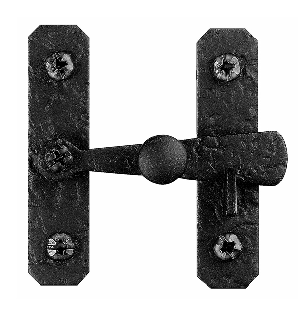 Catches, Latches & Bumpers | Rough Iron Cabinet Latch (Black) Cabinet Hardware Catches, Latches & Bumpers