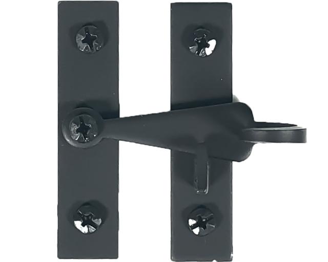 Catches, Latches & Bumpers | Smooth Iron Cabinet Latch (Black) Cabinet Hardware Catches, Latches & Bumpers