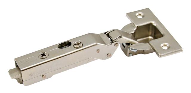 Concealed European Hinges | 00 Crank Hinge – EACH (Full Overlay, Soft-Closing, Screw-On) Cabinet Hardware Concealed European Hinges