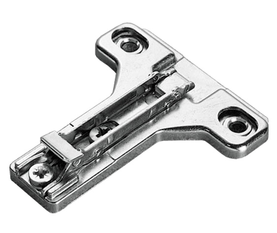 Concealed European Hinges | 4MM AAR Face-Frame Mounting Plate – EACH (Clip-on, Screw-in, Die-Cast) Cabinet Hardware Concealed European Hinges