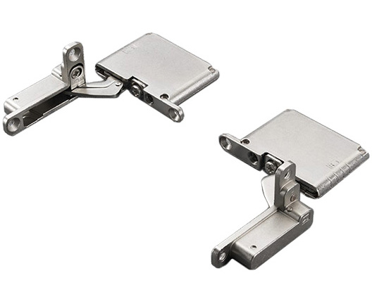 Concealed European Hinges | Air Hinges with Push Opening Mechanism – SET (Nickel Finish) Cabinet Hardware Concealed European Hinges