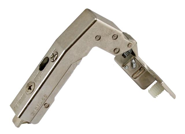 Concealed European Hinges | Blind Corner Hinge for Overlay Doors – EACH (Self-Closing, Dowelled) Cabinet Hardware Concealed European Hinges