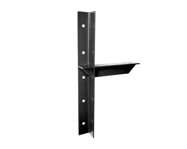 Countertop Supports & Workstation Brackets | 20″ (508mm) x 12″ (305mm) Concealed Extended Bracket – PAIR (Black) Cabinet Hardware Countertop Supports & Workstation Brackets