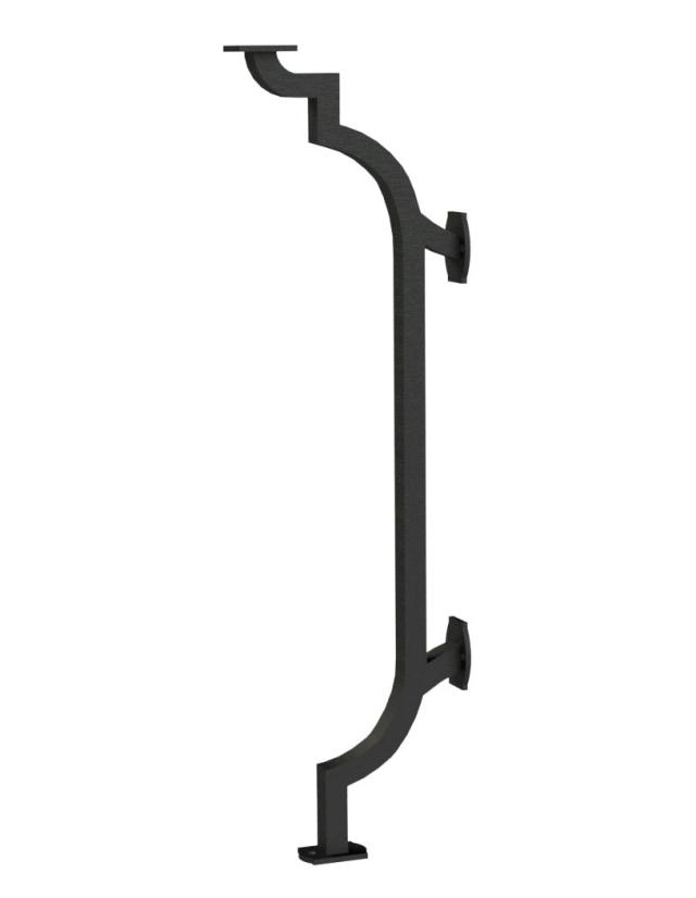 Countertop Supports & Workstation Brackets | 34-1/2″ (876mm)H Empire Iron Island Support – Wrought Iron Cabinet Hardware Countertop Supports & Workstation Brackets