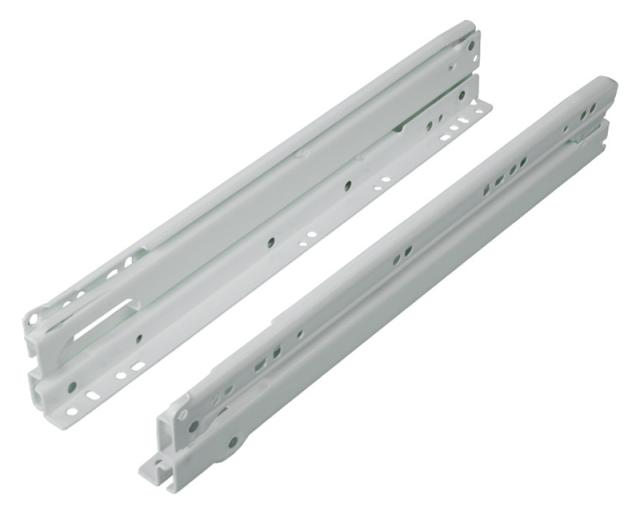 Drawer Slides & Drawer Glides | Grass 16″ (406mm) Premium Full Extension European Drawer Slides – PAIR (White) Cabinet Hardware Drawer Slides & Drawer Glides