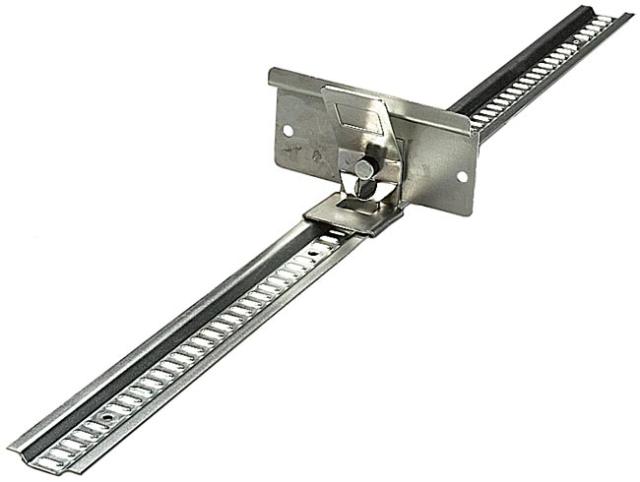 File Rail Systems | Index Follower – Card Size 2-11/16in.H x 4-3/4in.W – (Anochrome) Cabinet Hardware File Rail Systems