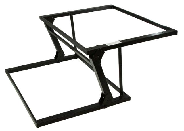 Lid Stays, Lid Hinges & Lid Supports | Spring-Assist, Lift-Top Coffee Table Mechanism – EACH (Black Epoxy) Cabinet Hardware Lid Stays, Lid Hinges & Lid Supports