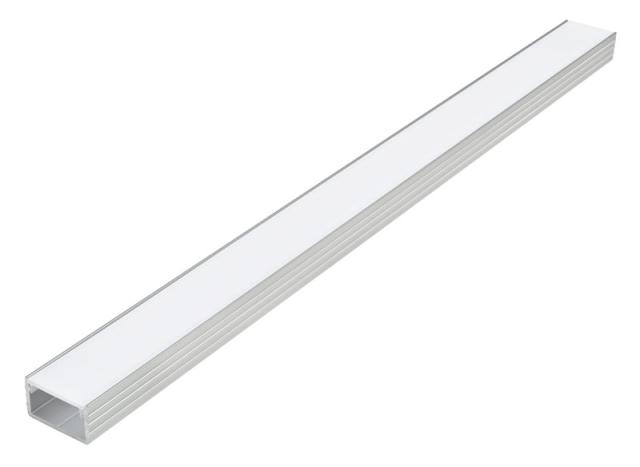 Under Cabinet Lighting | 72″ Flush Extrusion with Milk Diffuser for Flexible Strip Lights – EACH (Aluminum) Cabinet Hardware Under Cabinet Lighting