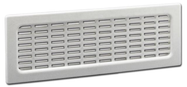 Vents & Louvers | 9-11/16″ (246mm) x 3-5/8″ (92mm) Ventilation Grommet – EACH (White) Cabinet Hardware Vents & Louvers